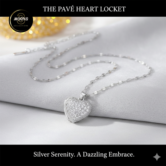 Stainless Steel The Secret Heart Locket Oster Pendent Necklace