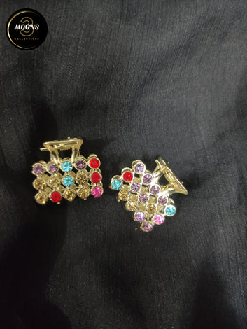 Elegant Rectangle Hair Catch – Pair