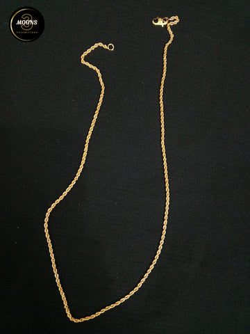 Stainless steal gold chain for females