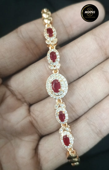 Elegant Stainless Steel Shiny Zircon Bracelet – Timeless Sparkle for Women