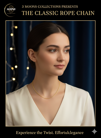 Stainless Steel The Classic Rope Chain For Females