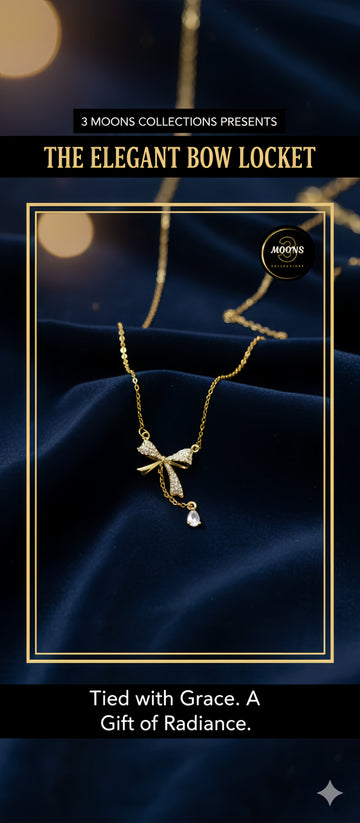 Stainless Steel Creative Ribbon Design Necklace For Women Fashion.