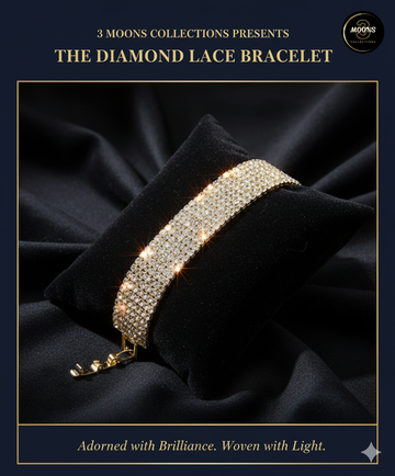 Shiny zircon Diamond lace bracelet For females